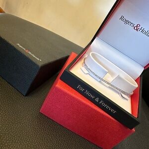 diamond tennis bolo bracelet